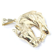 Load image into Gallery viewer, 9ct Gold Horse Head Pendant