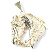 Load image into Gallery viewer, 9ct Gold Horse Head Pendant