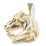 Load image into Gallery viewer, 9ct Gold Horse Head Pendant