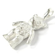 Load image into Gallery viewer, Silver Teddy Bear Pendant