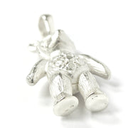 Load image into Gallery viewer, Silver Teddy Bear Pendant