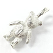 Load image into Gallery viewer, Silver Teddy Bear Pendant
