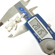 Load image into Gallery viewer, Silver Teddy Bear Pendant