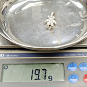 Load image into Gallery viewer, Silver Teddy Bear Pendant