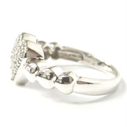 Load image into Gallery viewer, 9ct White Gold 0.20ct Diamond Heart Ring