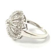 Load image into Gallery viewer, 9ct White Gold 0.40ct Diamond Dome Ring