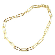 Load image into Gallery viewer, 9ct Gold Paperclip Design Bracelet