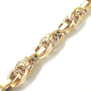 Load image into Gallery viewer, 9ct Gold Fancy Plain & Patterned Bracelet