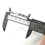 Load image into Gallery viewer, 9ct White Gold Zirconia Heart Expandable Baby ID Bangle