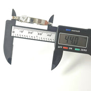 Load image into Gallery viewer, 9ct White Gold Zirconia Heart Expandable Baby ID Bangle