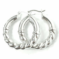 Sterling Silver Hoops