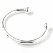Load image into Gallery viewer, Silver Torque Bangle