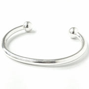 Load image into Gallery viewer, Silver Torque Bangle