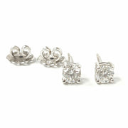 Load image into Gallery viewer, 18ct White Gold 0.77ct Diamond Studs