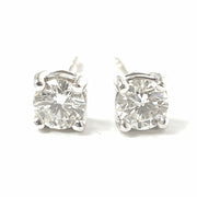 Load image into Gallery viewer, 18ct White Gold 0.63ct Diamond Studs