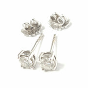 Load image into Gallery viewer, 18ct White Gold 0.63ct Diamond Studs