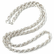 Load image into Gallery viewer, Silver Rope Chain