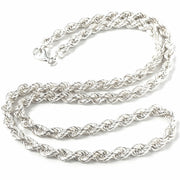 Load image into Gallery viewer, Silver Rope Chain