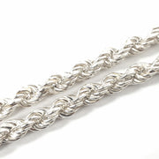 Load image into Gallery viewer, Silver Rope Chain