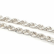 Load image into Gallery viewer, Silver Rope Chain