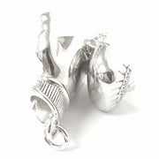 Load image into Gallery viewer, Silver Boxing Glove Pendant