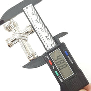 Load image into Gallery viewer, Silver Zirconia Cross Pendant