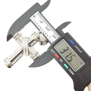 Load image into Gallery viewer, Silver Zirconia Cross Pendant