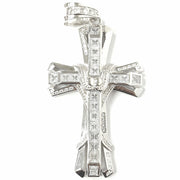 Load image into Gallery viewer, Silver Zirconia Cross Pendant