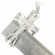 Load image into Gallery viewer, Silver Zirconia Cross Pendant