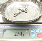 Load image into Gallery viewer, Silver Moveable Cross Pendant