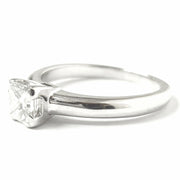 Load image into Gallery viewer, Platinum 0.50ct Princess Cut Diamond Ring