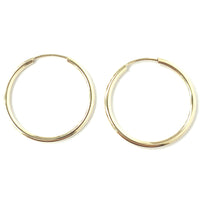 9ct Gold 20mm Sleepers 9ct Gold 20mm Sleepers