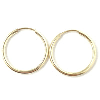 9ct Gold 16mm Sleepers 9ct Gold 16mm Sleepers