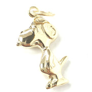 Load image into Gallery viewer, 9ct Gold Snoopy Pendant