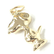 Load image into Gallery viewer, 9ct Gold Snoopy Pendant