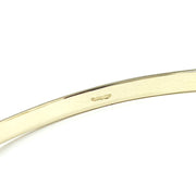 Load image into Gallery viewer, 9ct Gold Zirconia Baby Spanner Torque Bangle
