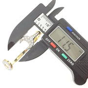 Load image into Gallery viewer, 9ct Gold Zirconia Baby Spanner Torque Bangle