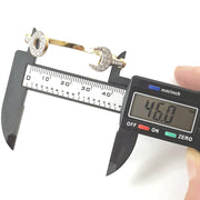 Load image into Gallery viewer, 9ct Gold Zirconia Baby Spanner Torque Bangle