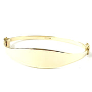 Load image into Gallery viewer, 9ct Gold Identity Baby Bangle