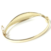 Load image into Gallery viewer, 9ct Gold Identity Baby Bangle