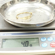 Load image into Gallery viewer, 9ct Gold Identity Baby Bangle