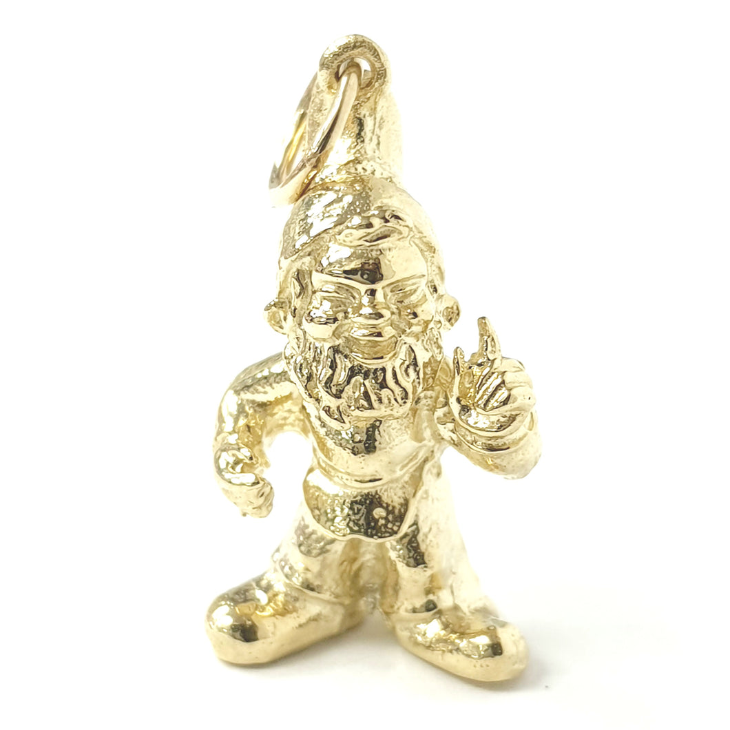 9ct Gold Gnome Pendant