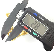 Load image into Gallery viewer, 9ct Gold Semi-Solid Franco Chain