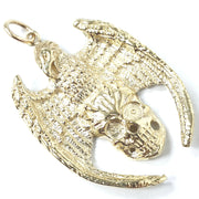 Load image into Gallery viewer, 9ct Gold Eagle on Skull Pendant