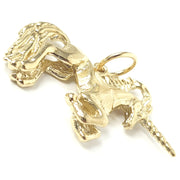 Load image into Gallery viewer, 9ct Gold Unicorn Pendant