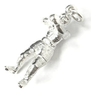 Load image into Gallery viewer, Silver Boxer Pendant