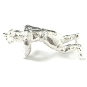 Load image into Gallery viewer, Silver Boxer Pendant