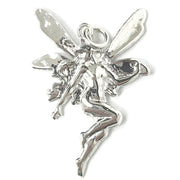 Load image into Gallery viewer, Silver Fairy Pendant
