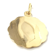 Load image into Gallery viewer, 9ct Gold Patterned St Christopher Pendant