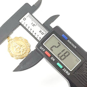 Load image into Gallery viewer, 9ct Gold Patterned St Christopher Pendant